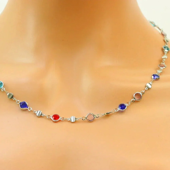 Minimalist Necklace, Sleek & Modern Design, Women’s Fashion, YC110463-N - Picture 2 of 10